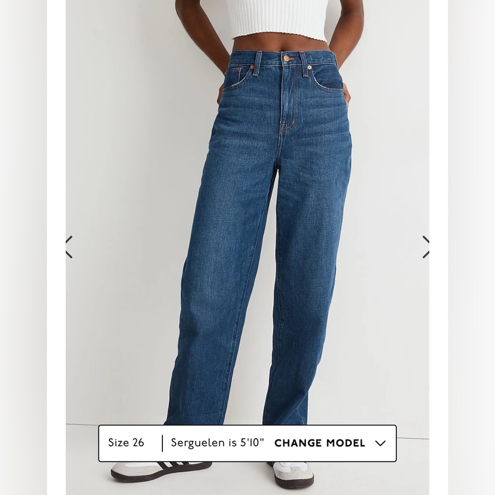 Baggy straight Madewell jeans sz 29